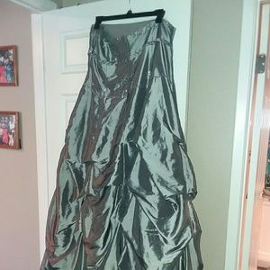 Size 24 Silver ball gown